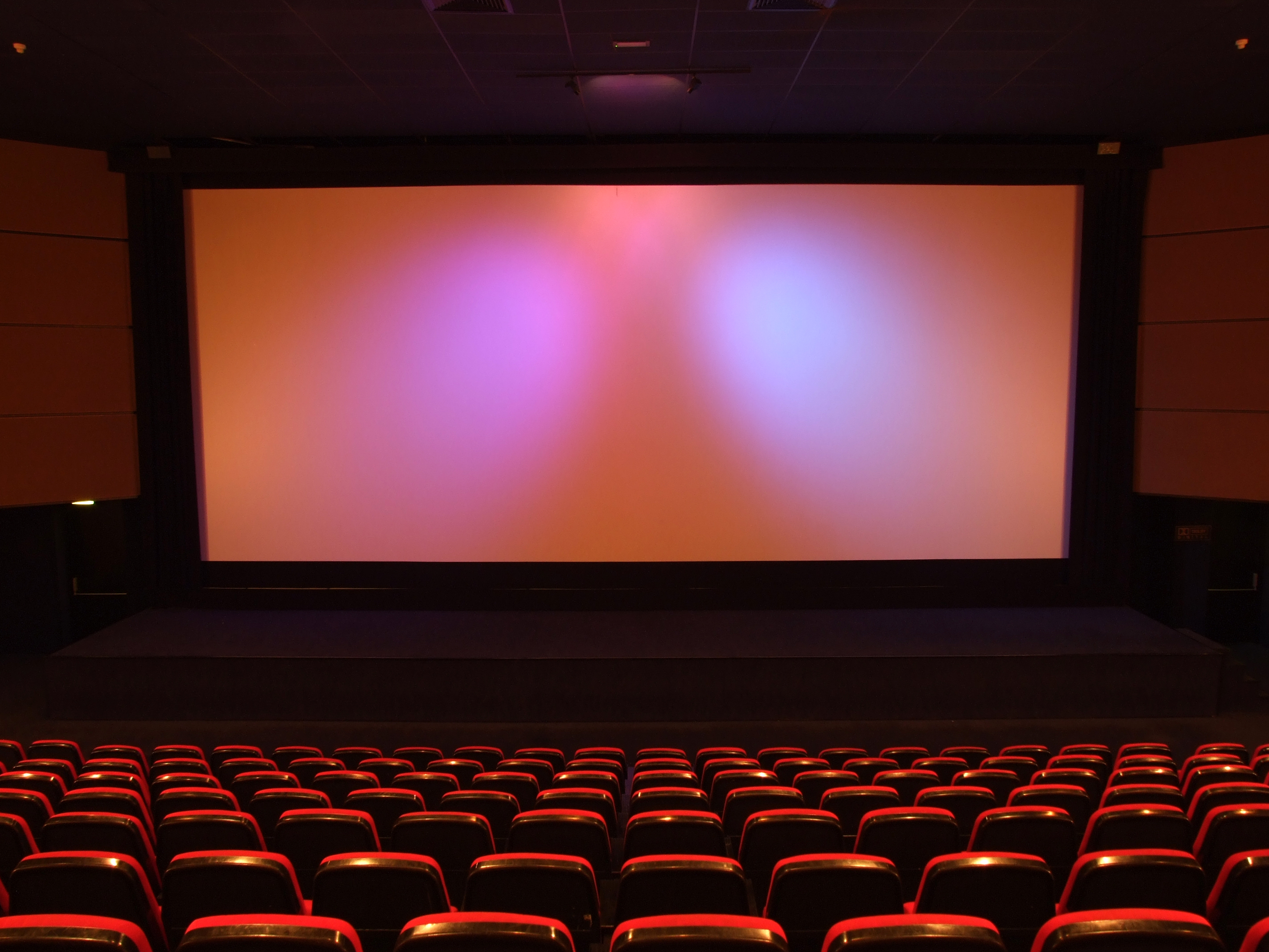 Image of an empty movie theater